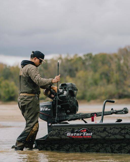 Boat launch in early morning or evening light